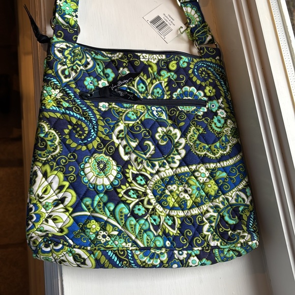 VERA BRADLEY LADIES BUE RHYTHM & BLUES CROSS BODY BAG - Picture 4 of 8